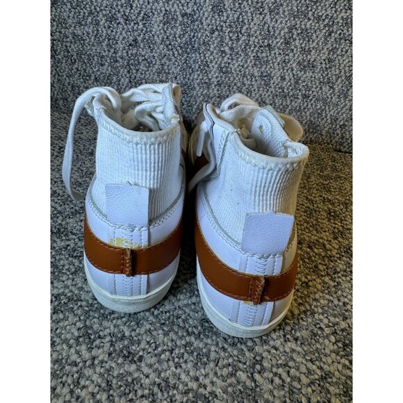 Nike Blazer Mid 77 Vintage Shoes White & Brown Size 11 - Picture 4 of 14